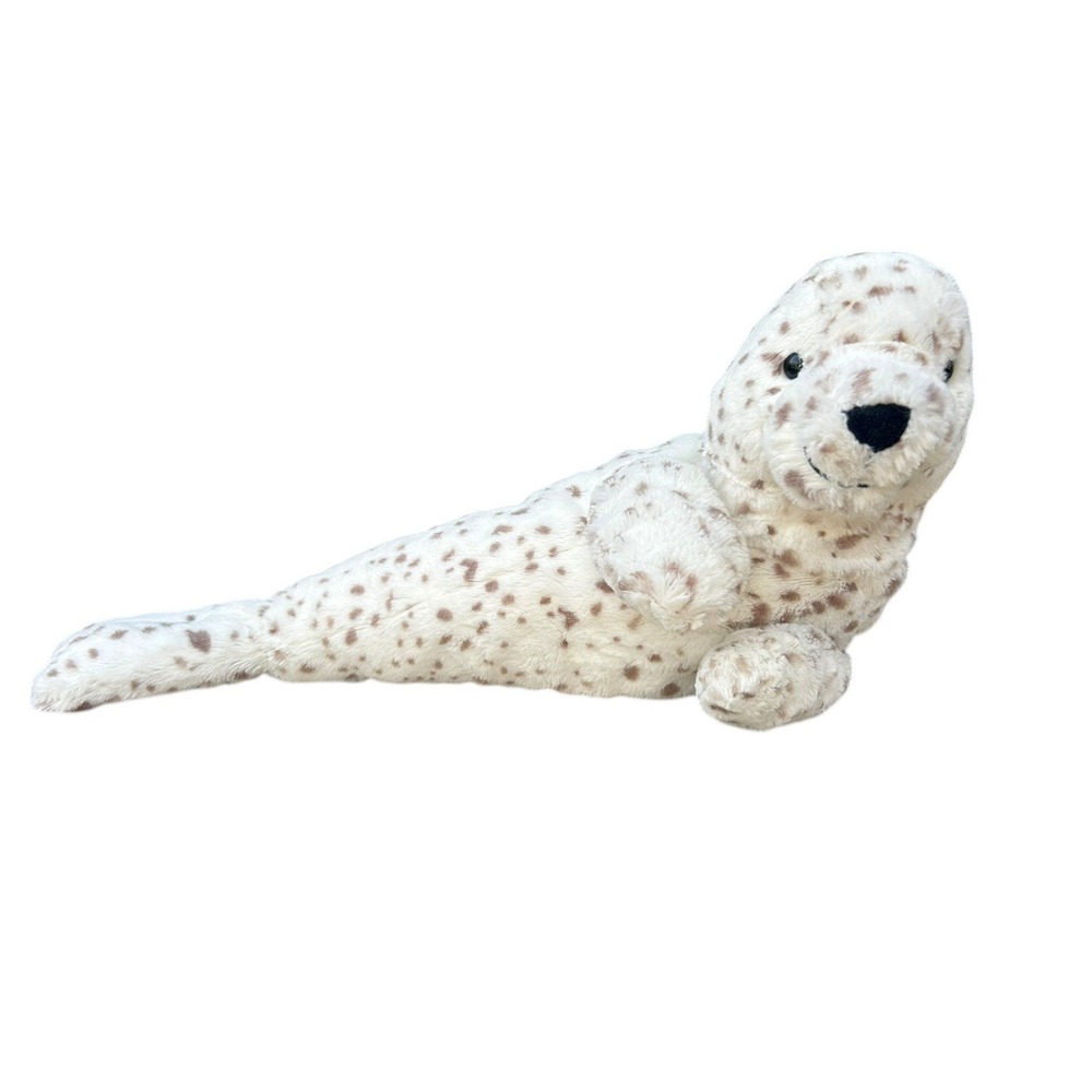 Authentic Jellycat Sigmund Seal Spotted Plush Stuffed Animal EUC Soft‎ 16"